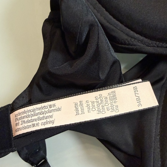 Elegant Black Women's Bra - Picture 8 of 10